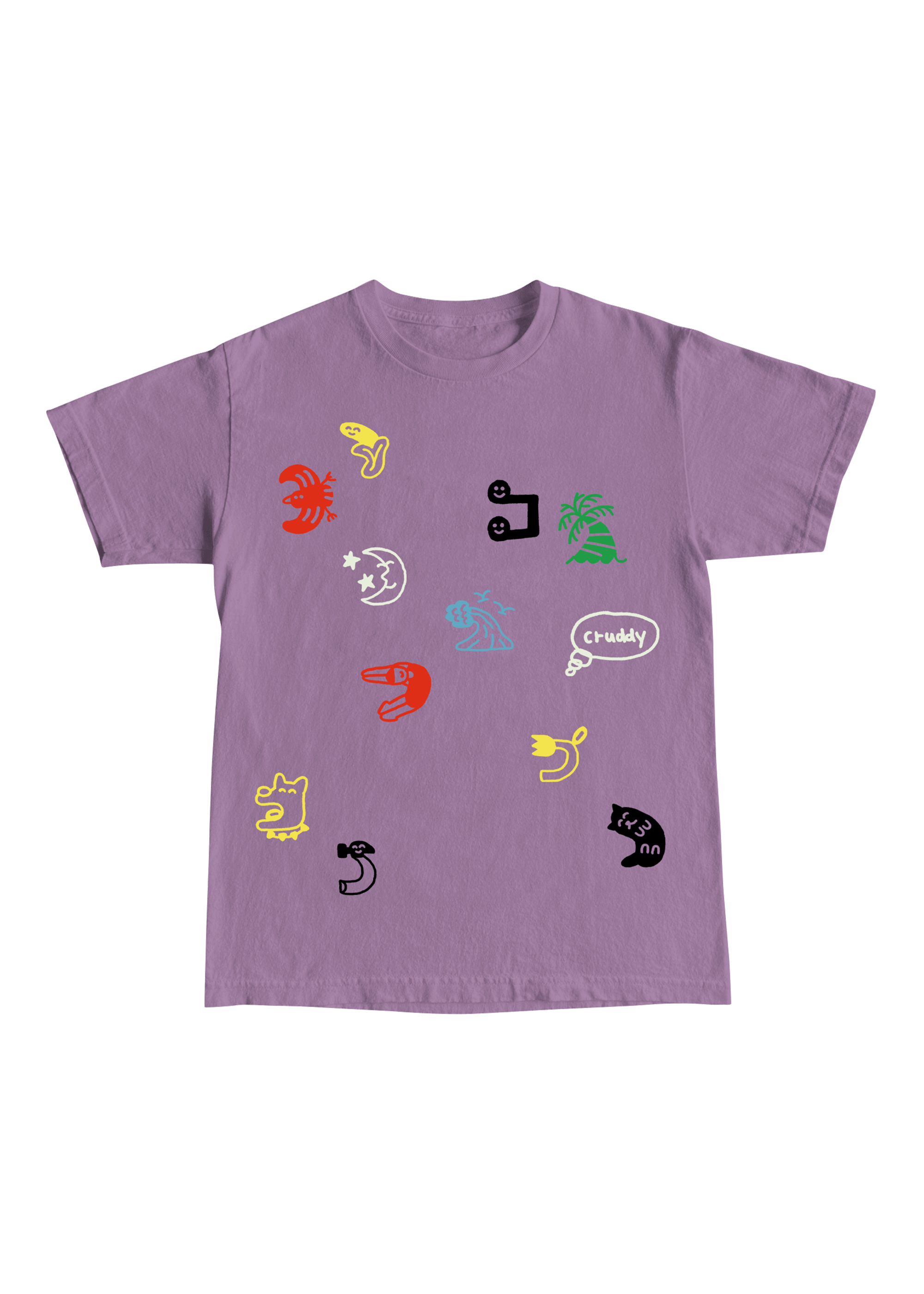 Seeing Things Tee Eggplant