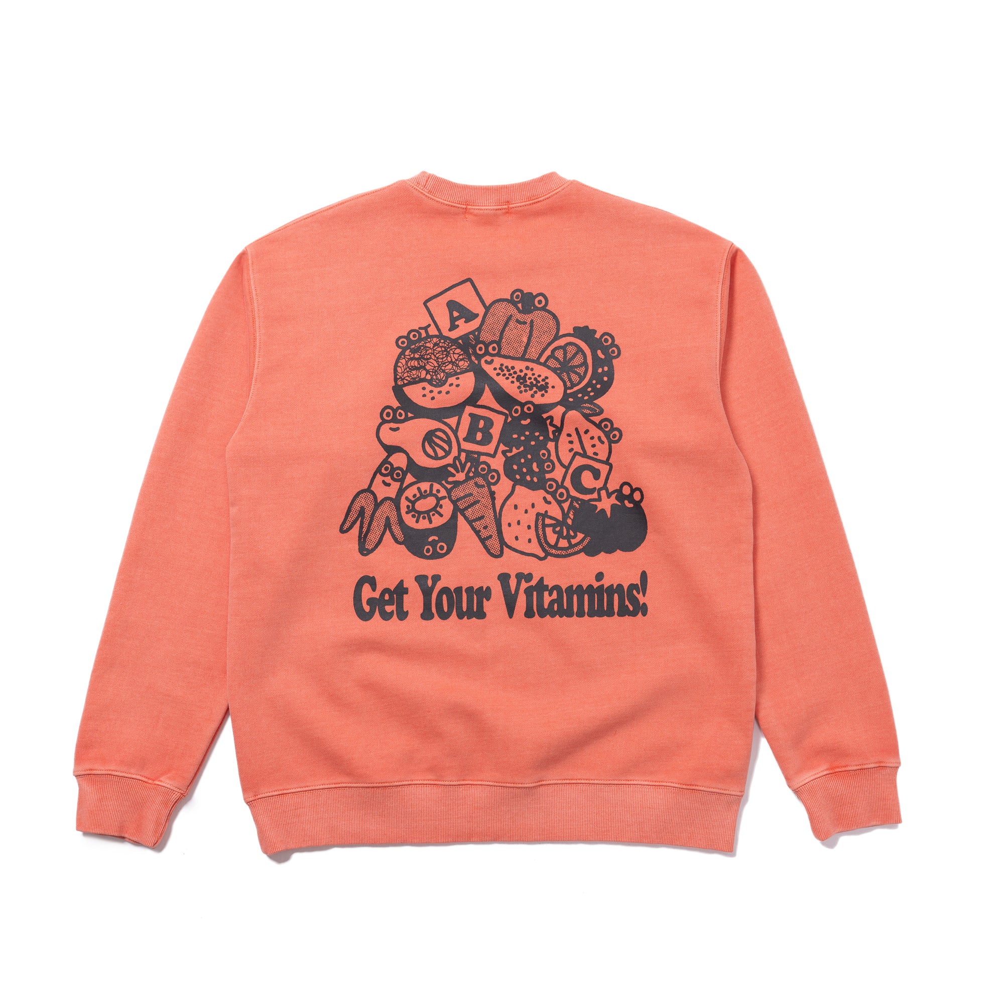 BIGWAVE VITAMINS SWEATSHIRT - ORANGE