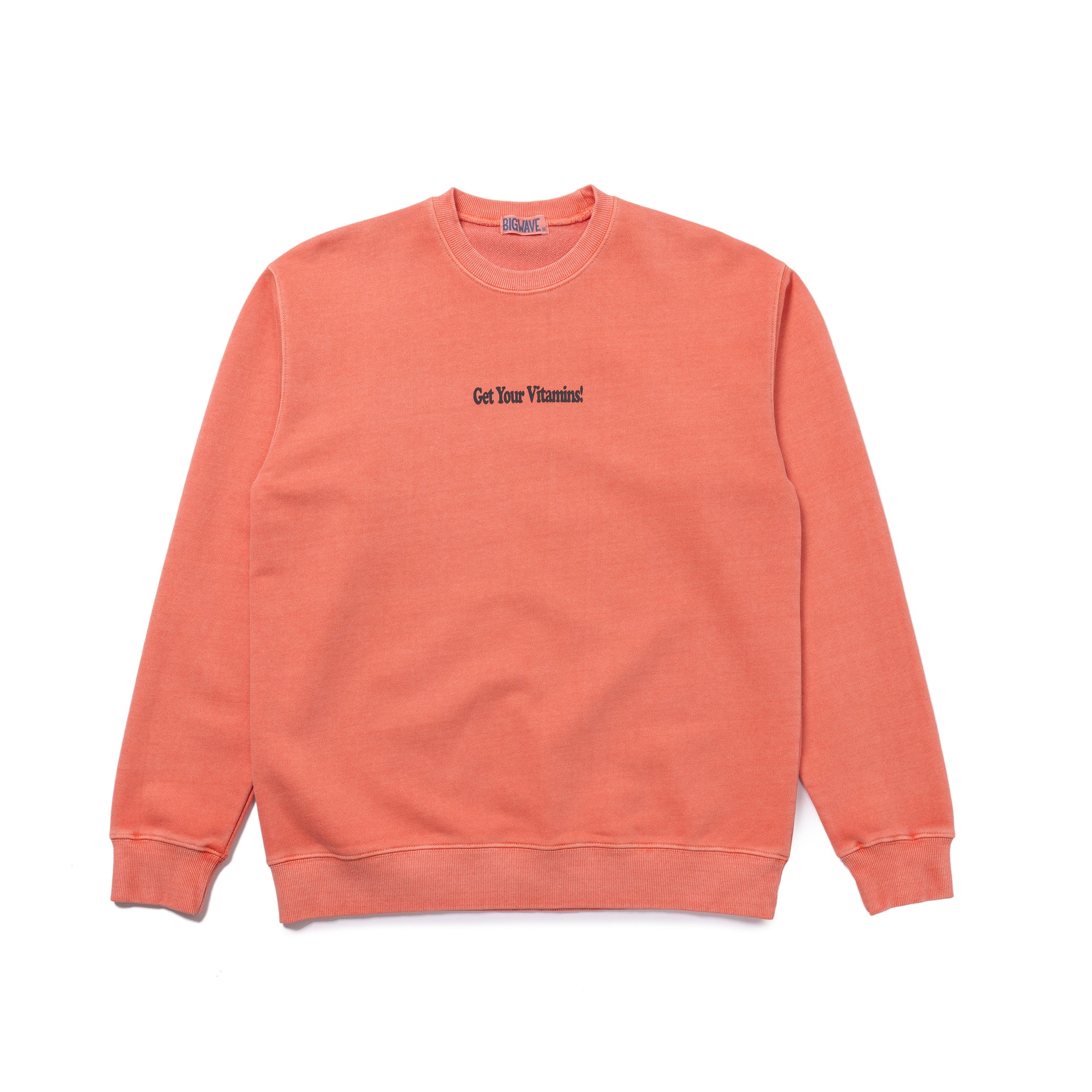 BIGWAVE VITAMINS SWEATSHIRT - ORANGE