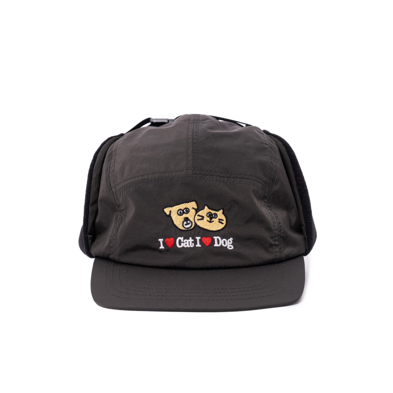 BIGWAVE EAR FLAP HAT - BLACK