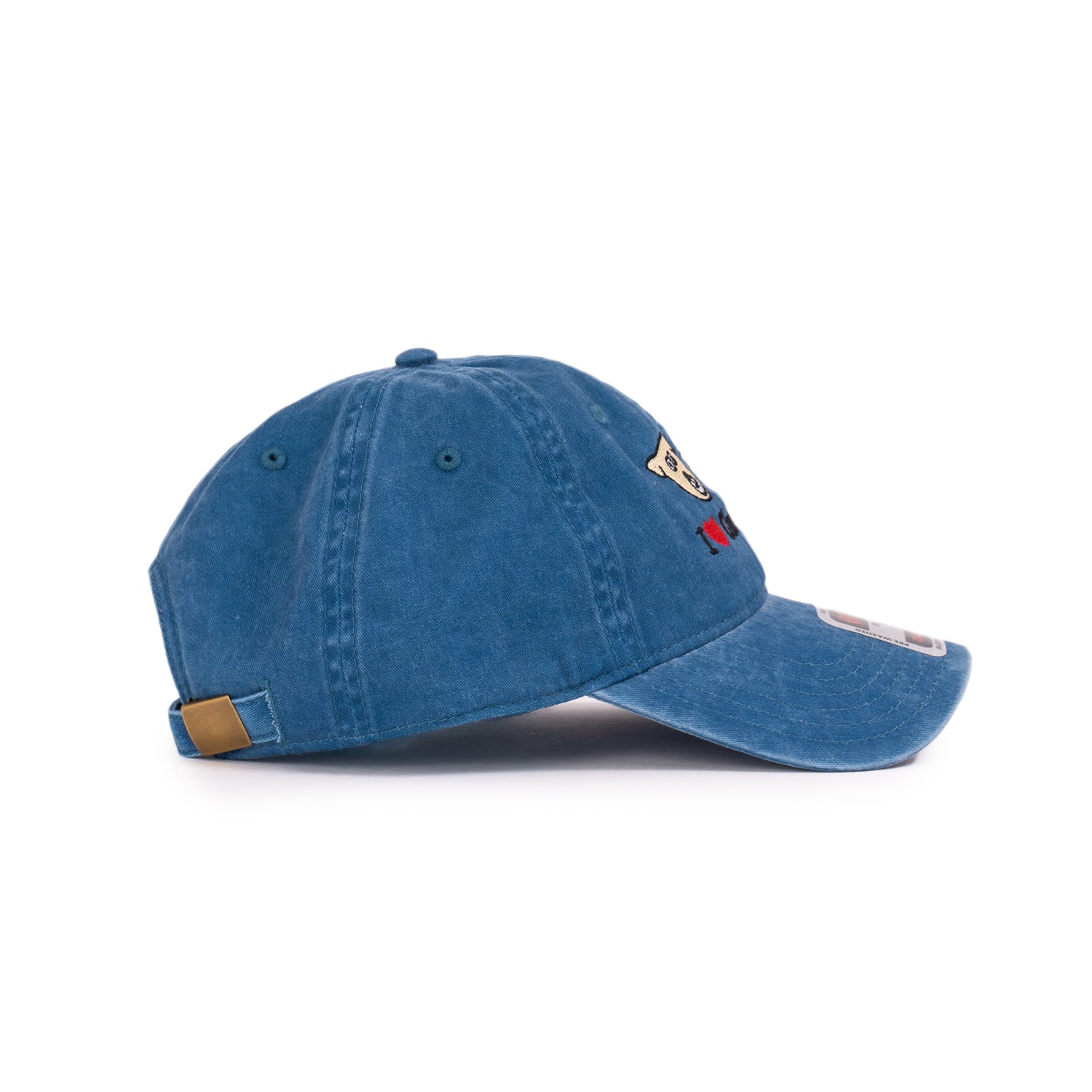 BIGWAVE I LOVE CAT & DOG WASHED CAP