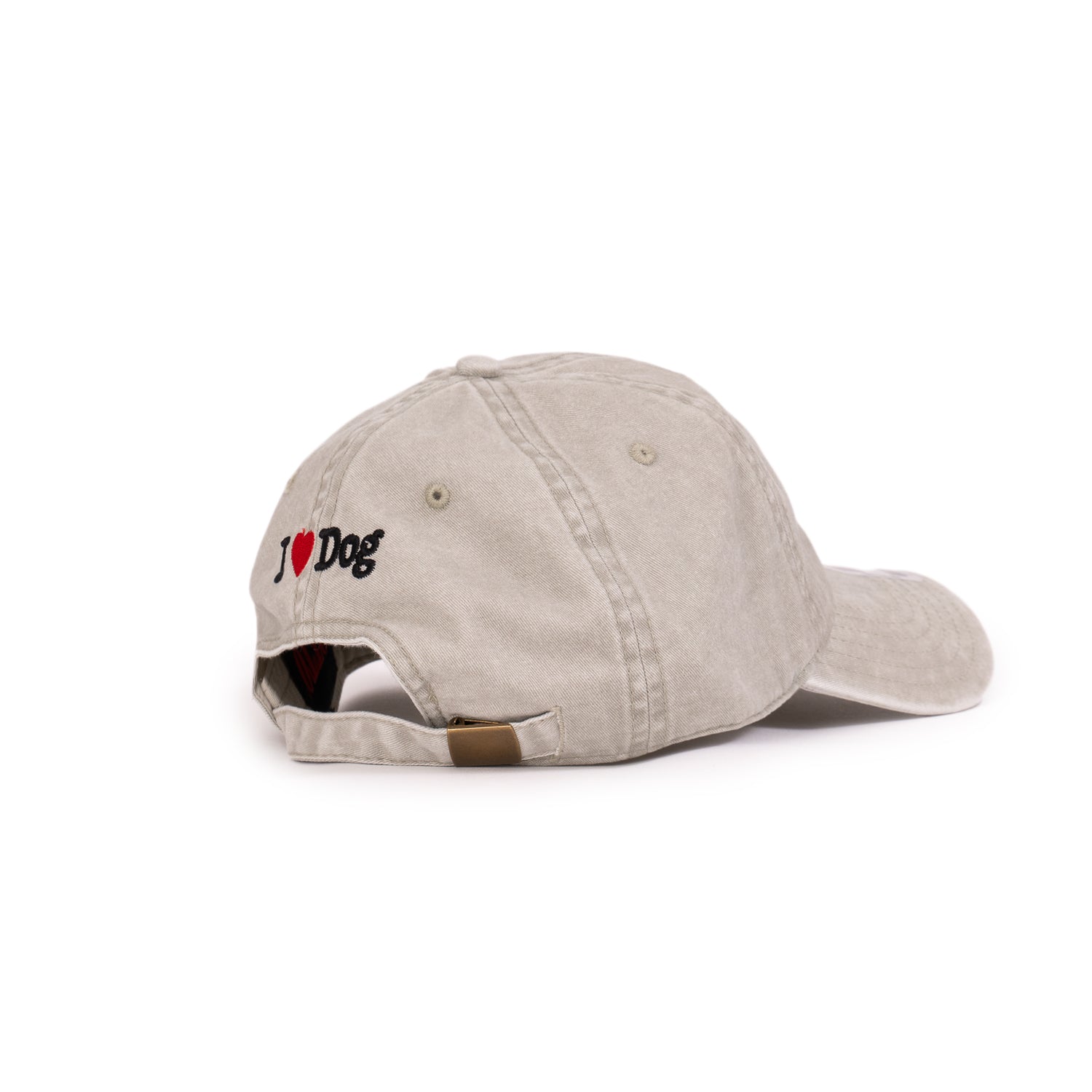 BIGWAVE I LOVE DOG WASHED CAP
