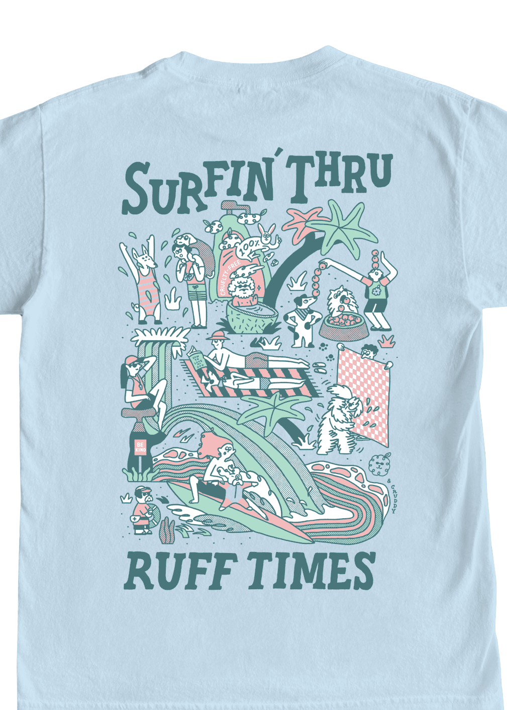 Cruddy x Bubbly Tee Blue
