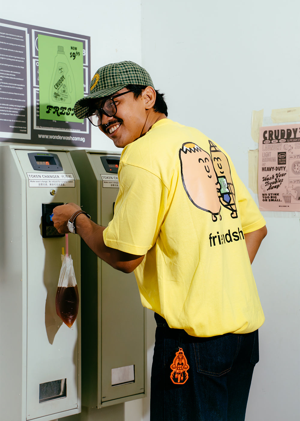 Crackhead and Nutjob Tee Yellow