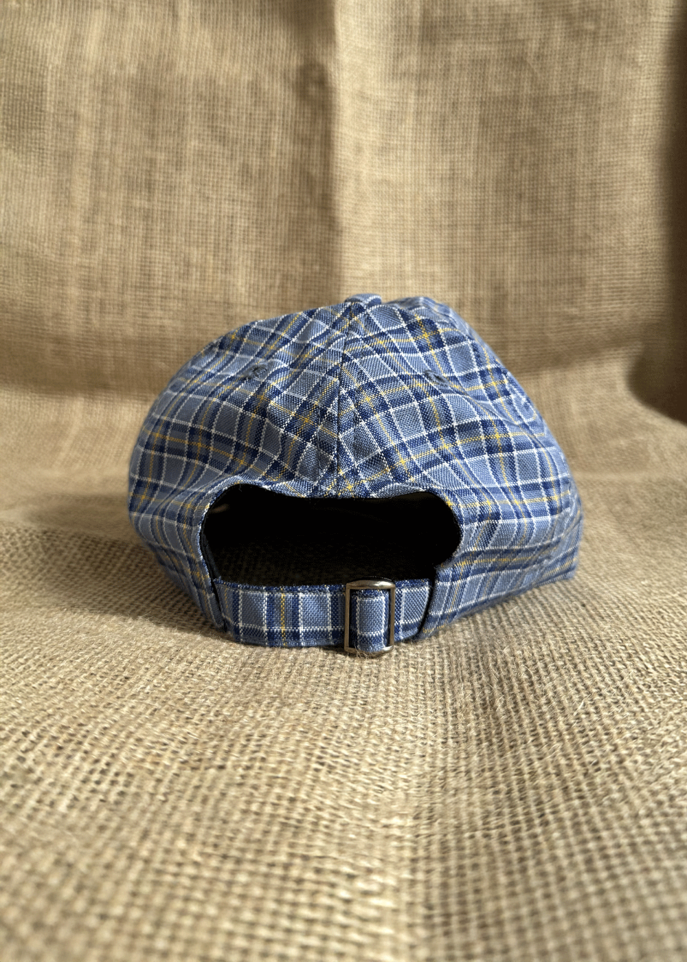 Caterpillar Cap Blue Plaid