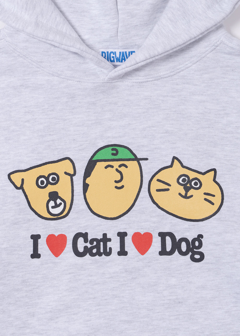 Bigwave I Love Cat & Dog Hoody