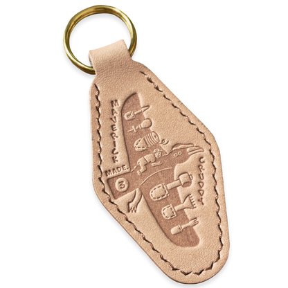 Pterodactyl Leather Fob