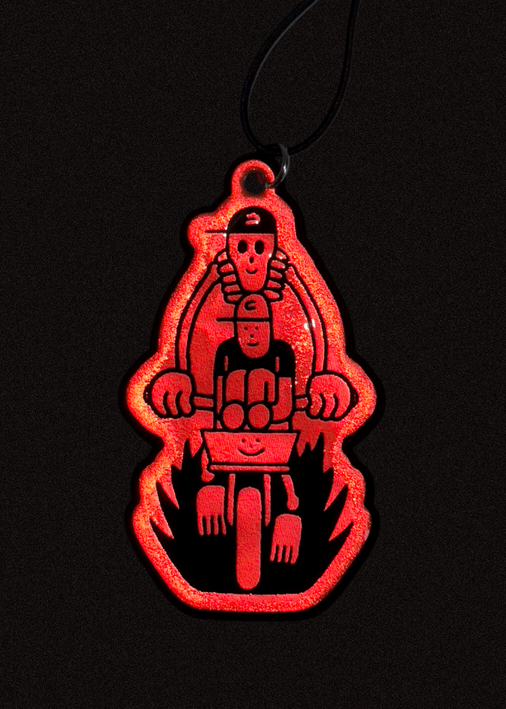 These Bones Were Made for Livin' Bicycle Reflector