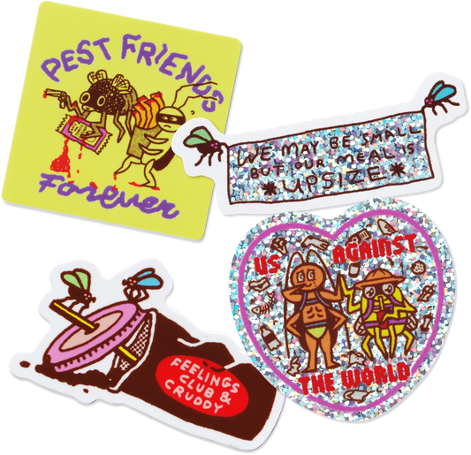 Pest Friends Forever Sticker Pack